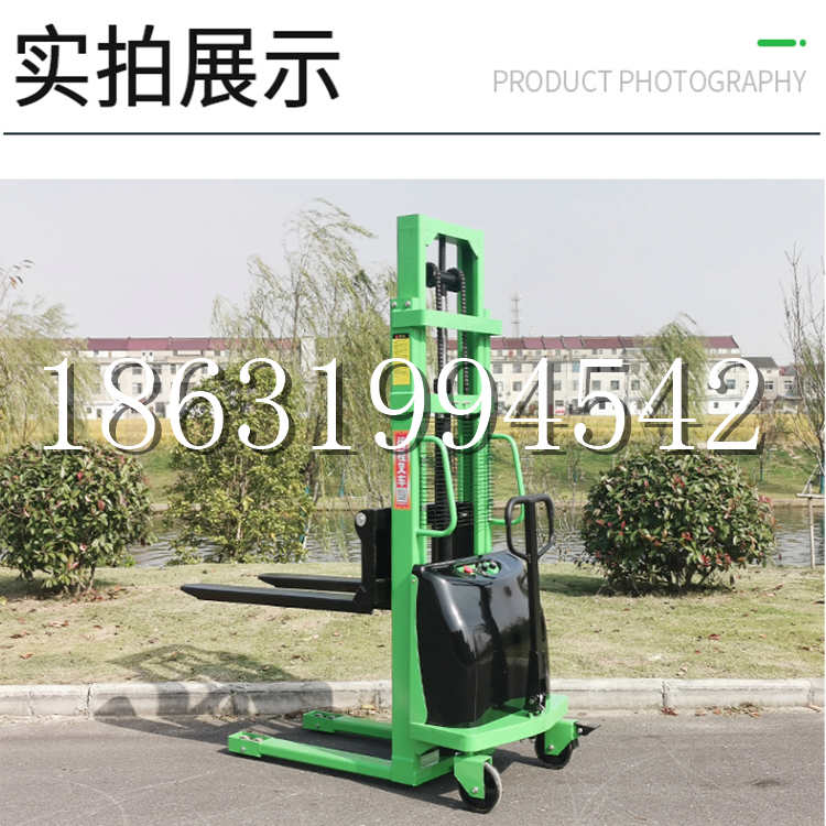 武陵区电动叉车堆高车液压铲车电瓶1吨2吨站驾步行式小型全自动叉车